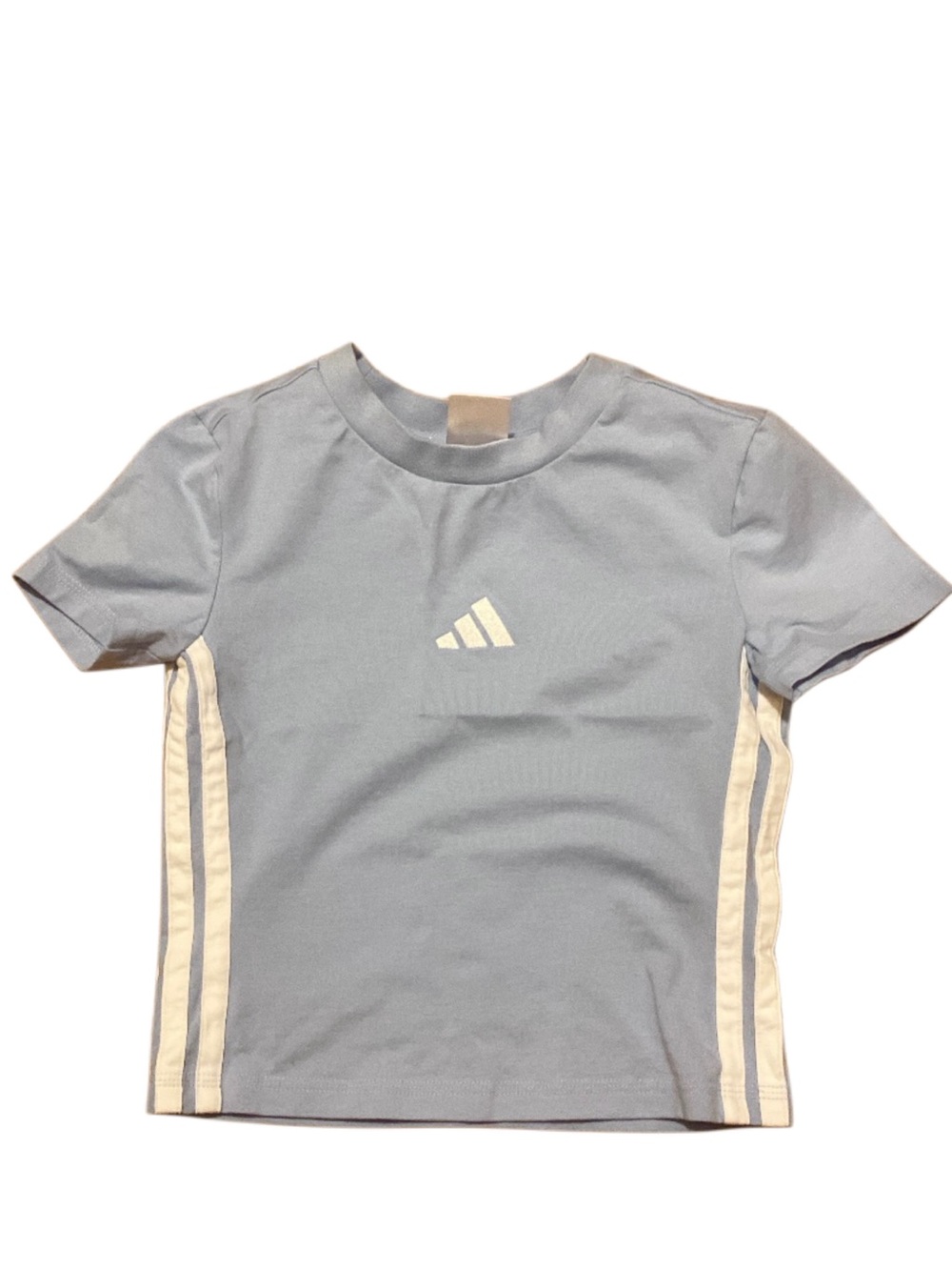 Adidas Light Blue Short Sleeve Athletic Tee